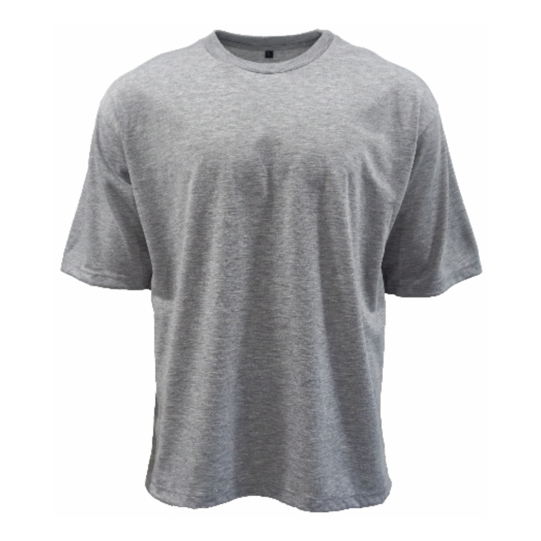 Oversized Crew Neck T-Shirt Sport Grey