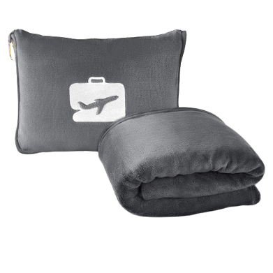 4 in 1 Travel Blanket Grey