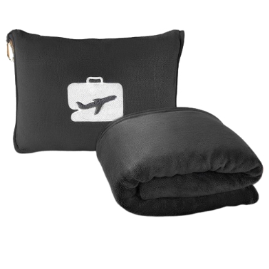 4 in 1 Travel Blanket Black