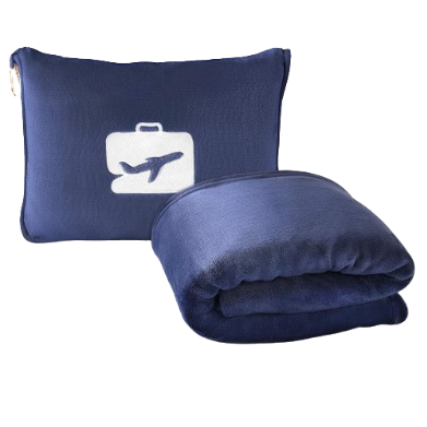 4 in 1 Travel Blanket Navy Blue
