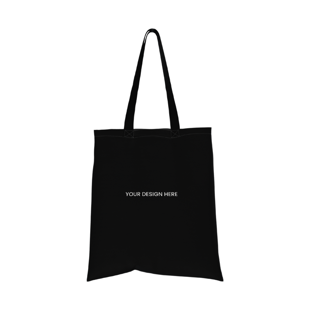 Cotton Canvas Bag 10oz 36x40cm Black