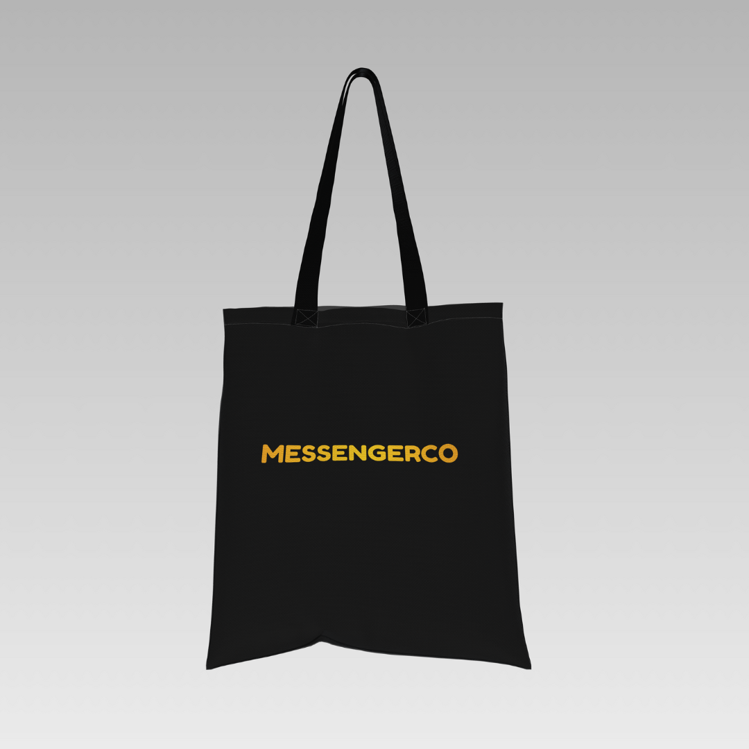 Cotton Canvas Bag 10oz 36x40cm Black