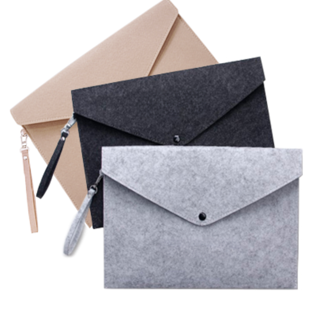 14″ Felt iPad and Document Carry Folder