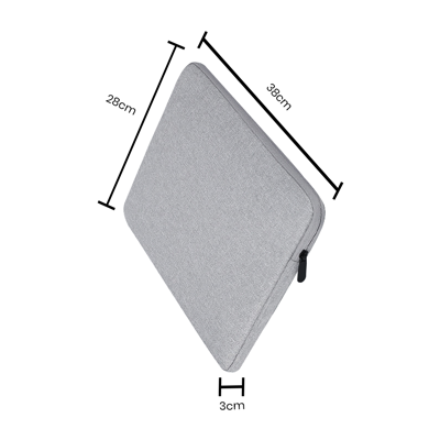 15” GO Polyester Laptop Sleeve - Black