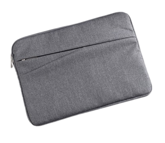 14" Polyester Water Repellent Laptop Pouch - Dark Grey