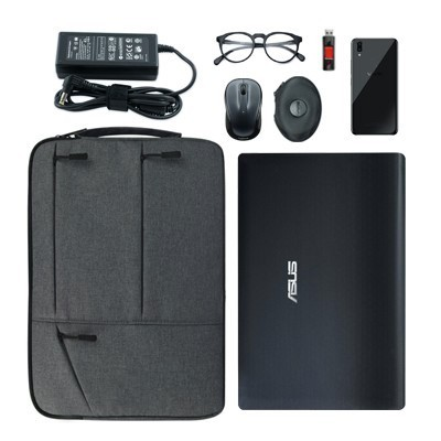 15.6'' Urban Waterproof Laptop Pouch - Dark Grey