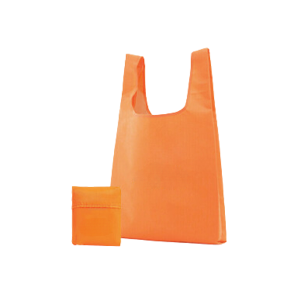 EASY Foldable Nylon Shopping Bag - Orange