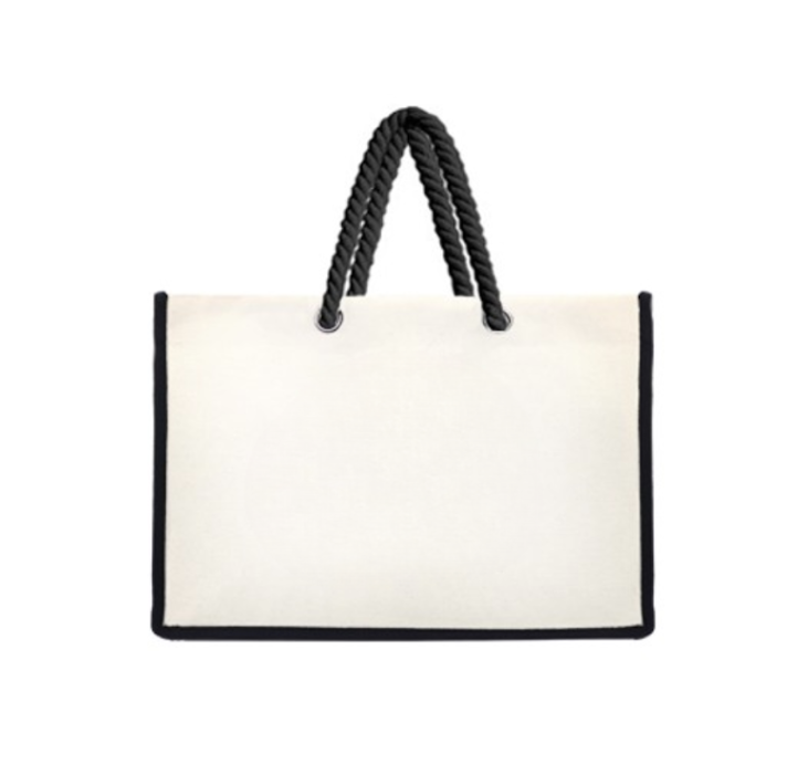 STELLA Laminated Canvas Tote Bag – 10oz (260x360x120) - Black