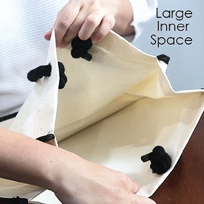 STELLA Laminated Canvas Tote Bag – 10oz (260x360x120) - Black