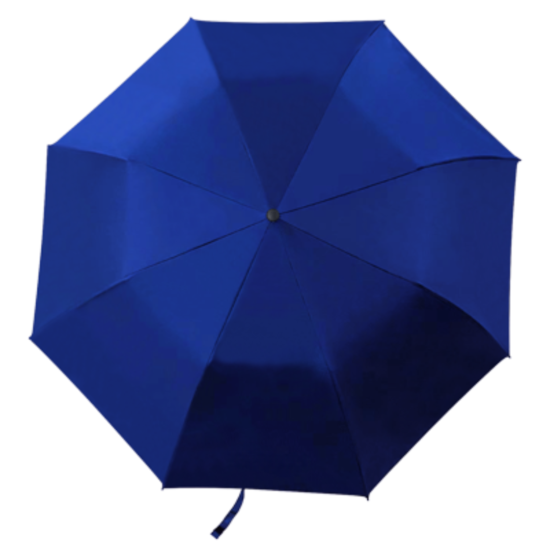 27″ Auto-Open Premium Blue Coated Umbrella - Blue