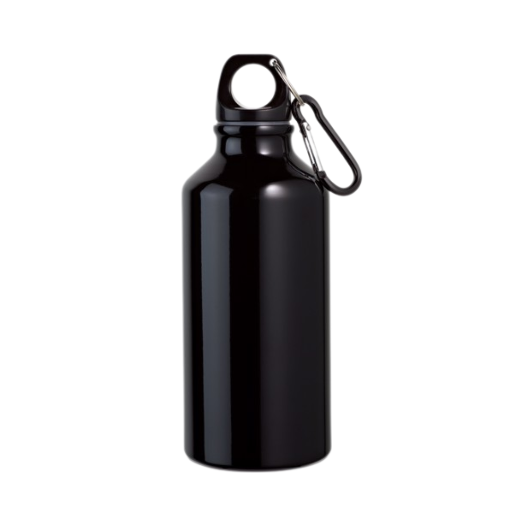 Aluminium Sports Bottle – 400ml - Black
