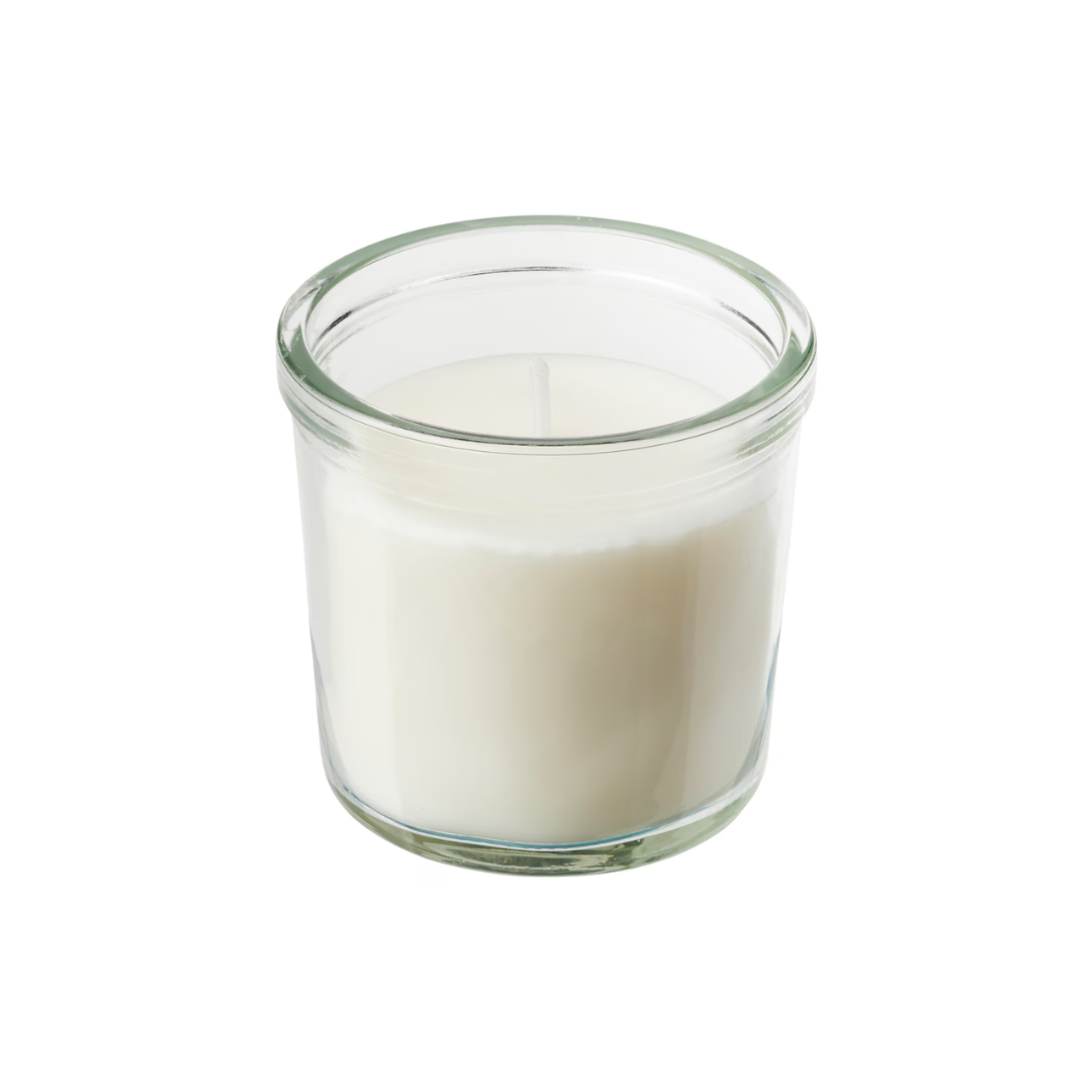 Scented Glass Candle | 20-Hour Burn Time - Vanilla