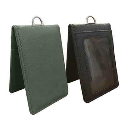 Magnetic PU ID Holder Flip Open Wallet - Image 6