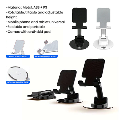 REVO 360° Rotatable Phone Holder - Black - Image 7