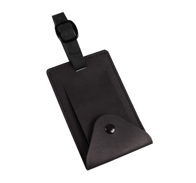 FLYER PU Luggage Tag - Black