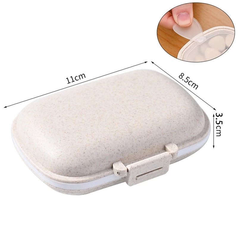 Portable 8-cell Medicine Box Pill Box