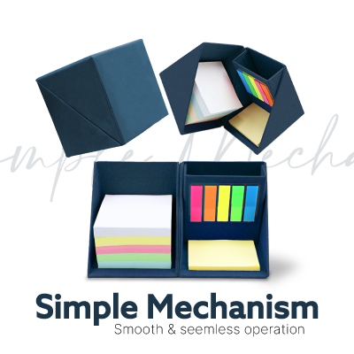 NUBIC Eco-Cube Memo Notepad - Black - Image 2