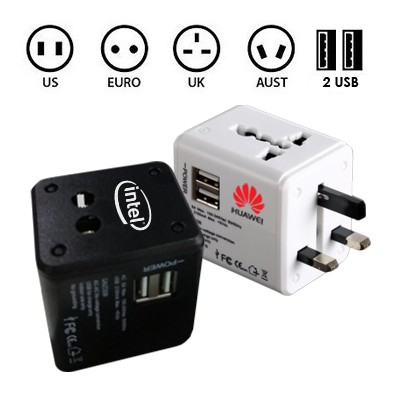 Travel Dual USB Multi-Function Adapter - 2.1A code - Image 2