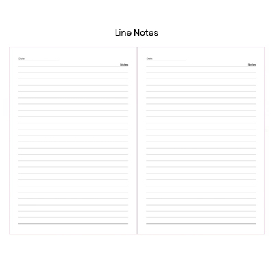 PU Fabric Hard Case A5 Notebook - Black - Image 4