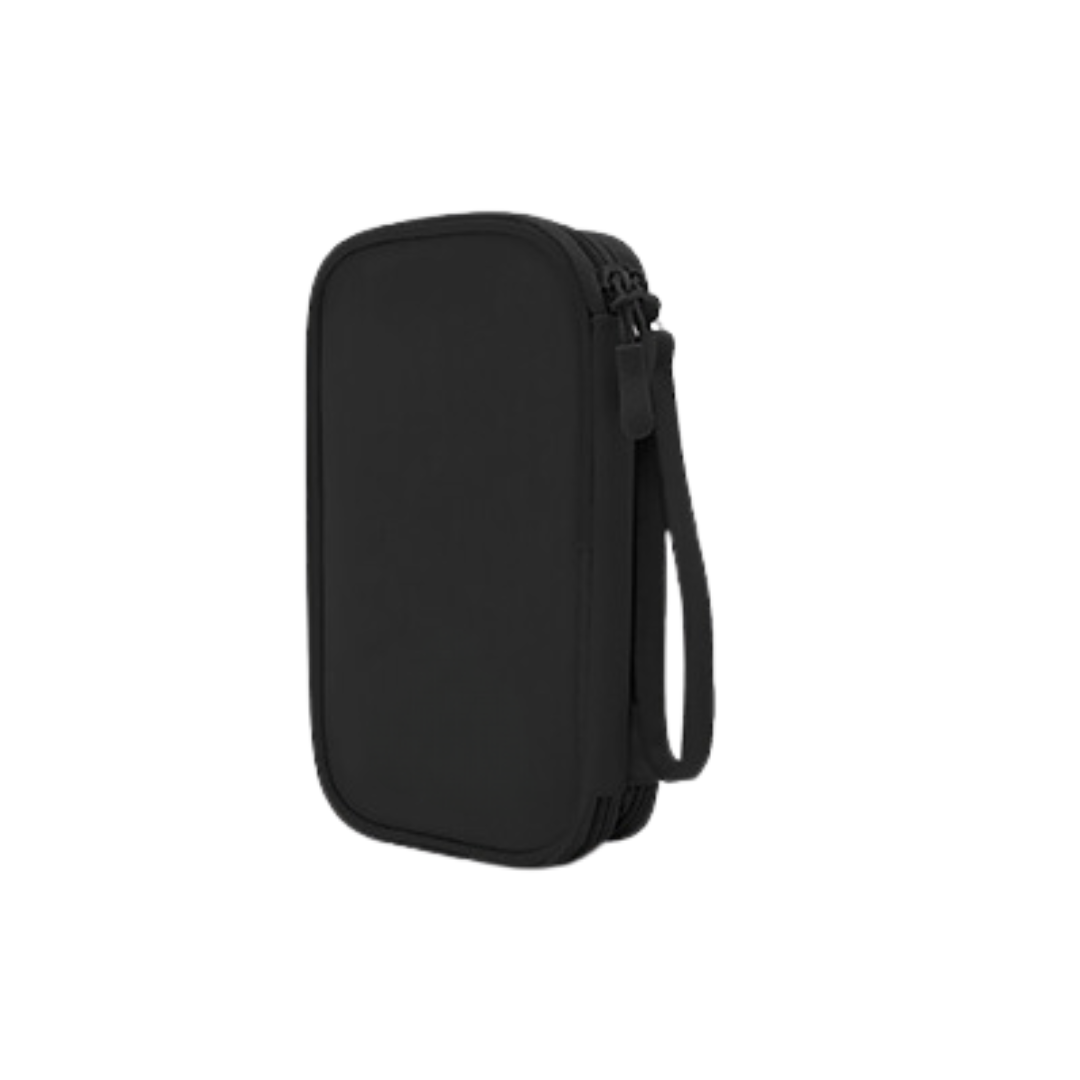 Water Repellent Polyester 2 Layer Gadget Pouch V2 - Black