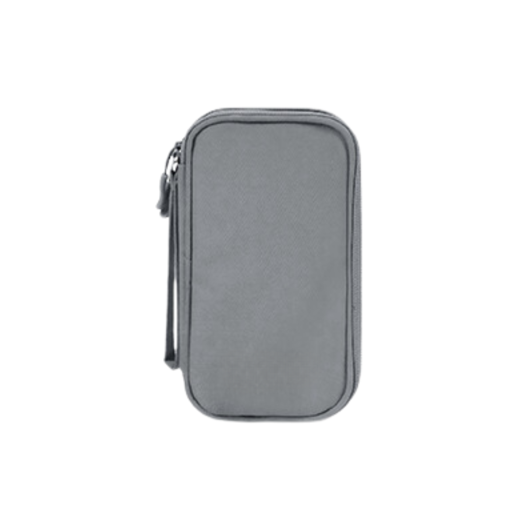 Water Repellent Polyester 2 Layer Gadget Pouch V2 - Grey