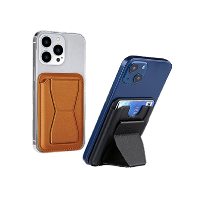 ETIG PU Leather Phone Stand and Card Holder.