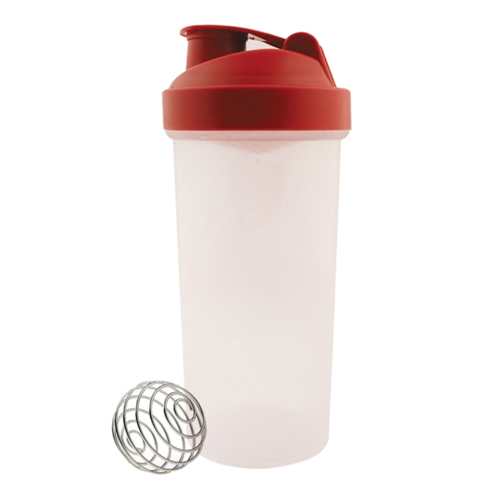 PP Shaker Bottle (600ml) - Red