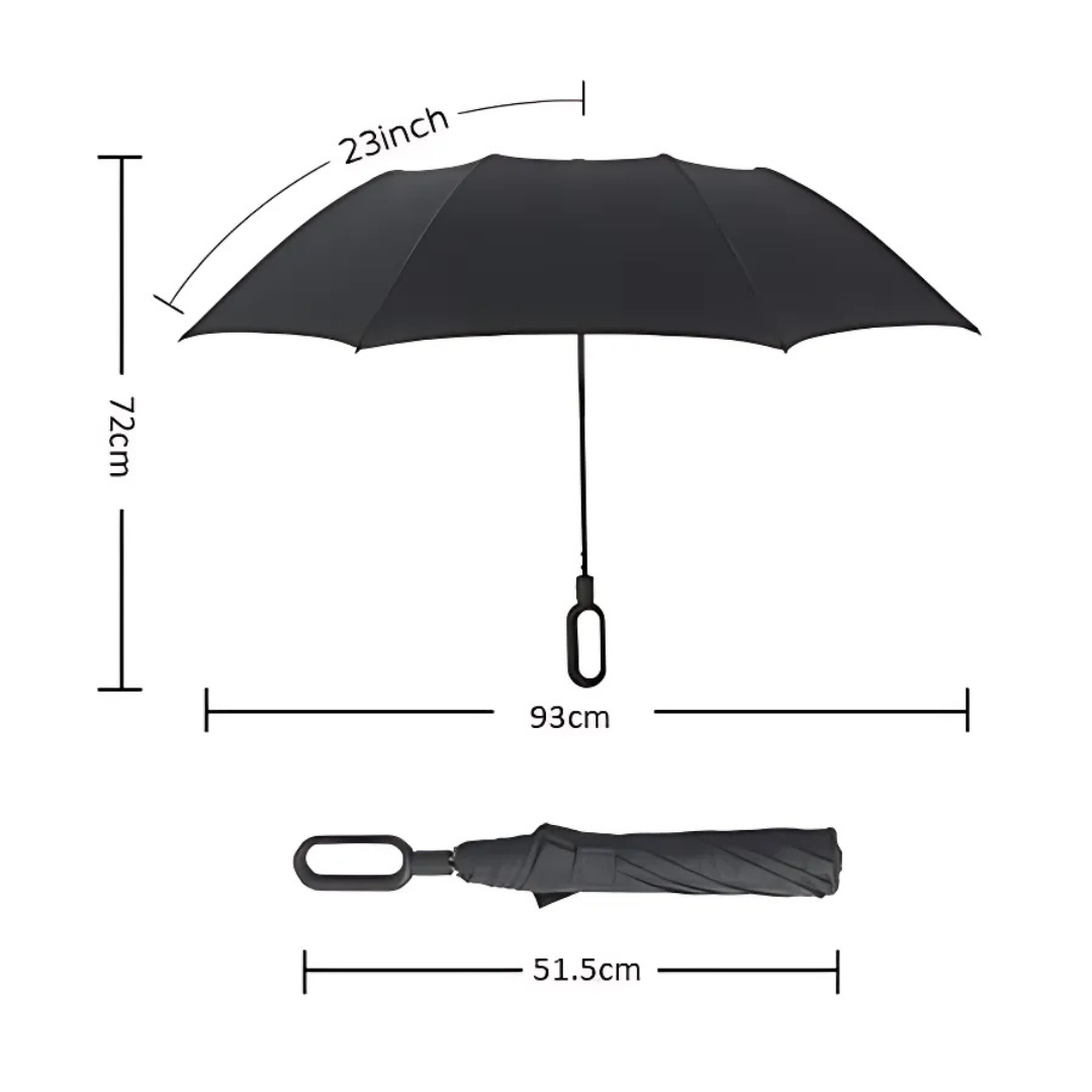 23" Fiberglass 2 Fold Umbrella - Image 2