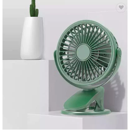 Adjustable Cooling Fan With Small Clip - Green