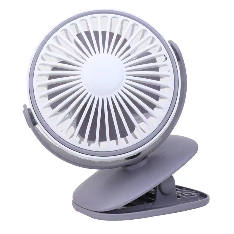 Adjustable Cooling Fan With Small Clip - Grey