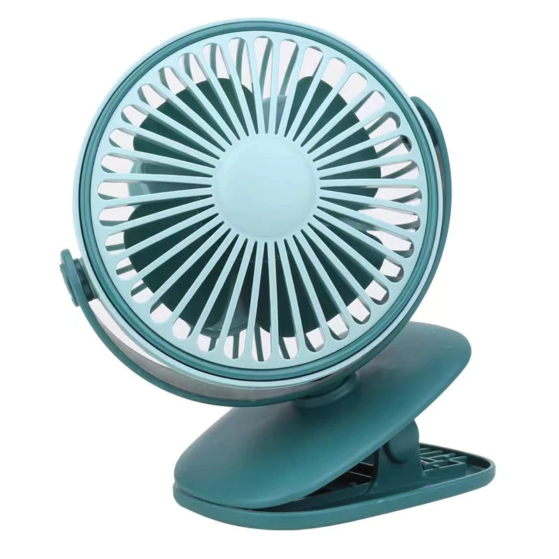 Adjustable Cooling Fan With Small Clip - Teal
