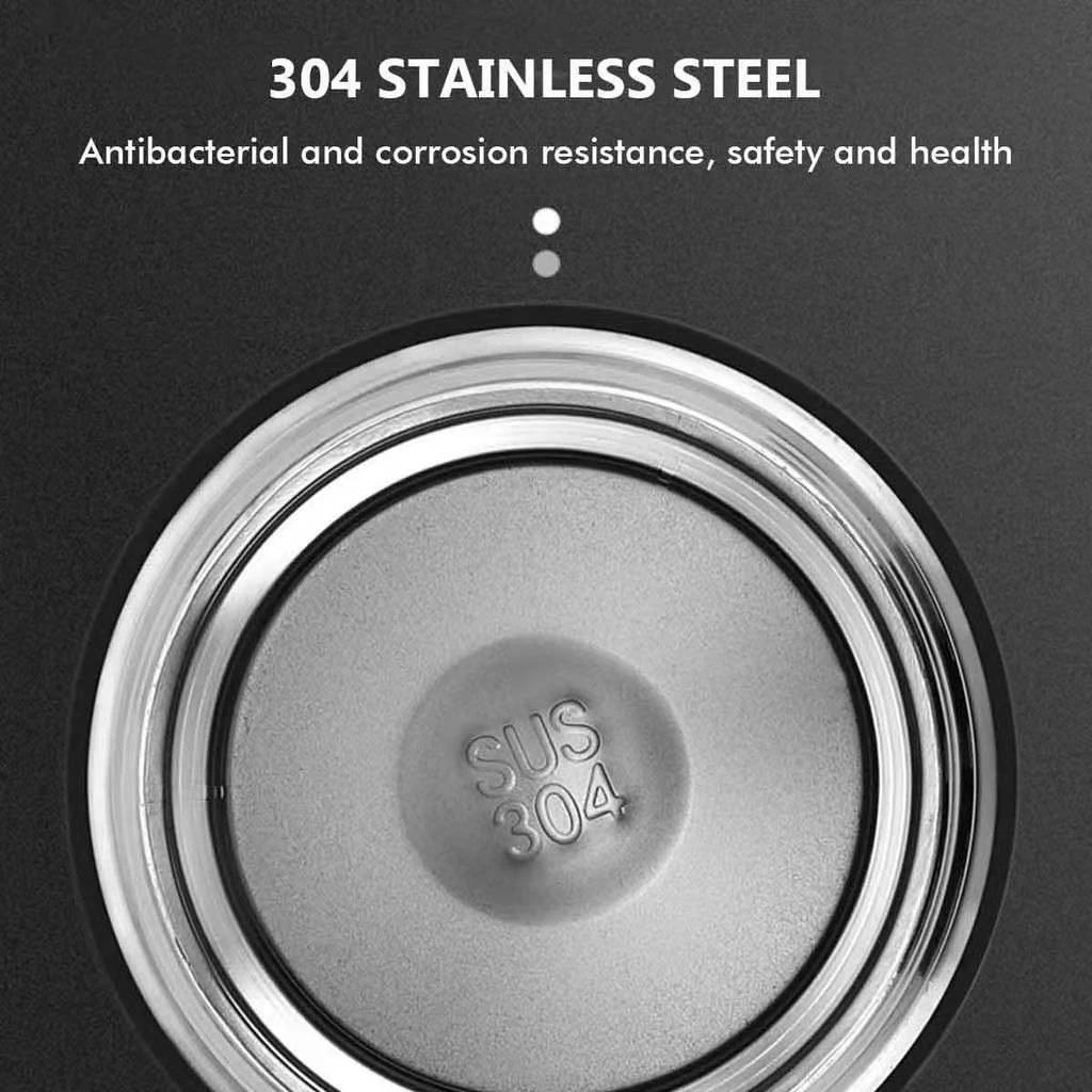 LED Display Vacuum Thermal Flask (500ml) - Dark Blue - Image 3