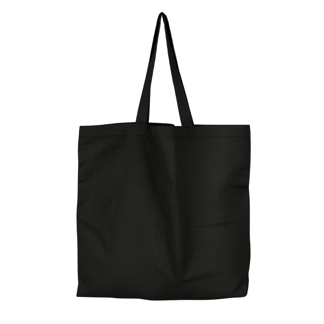 Thick Canvas Tote Bag - 38x42cm 10oz - Black