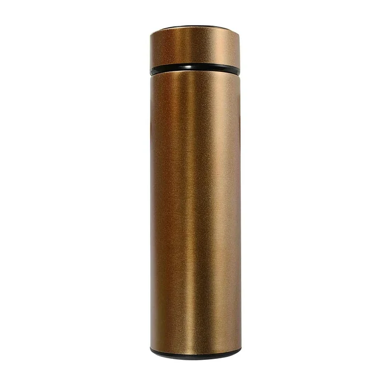 LED Display Vacuum Thermal Flask (500ml) - Dark Brown