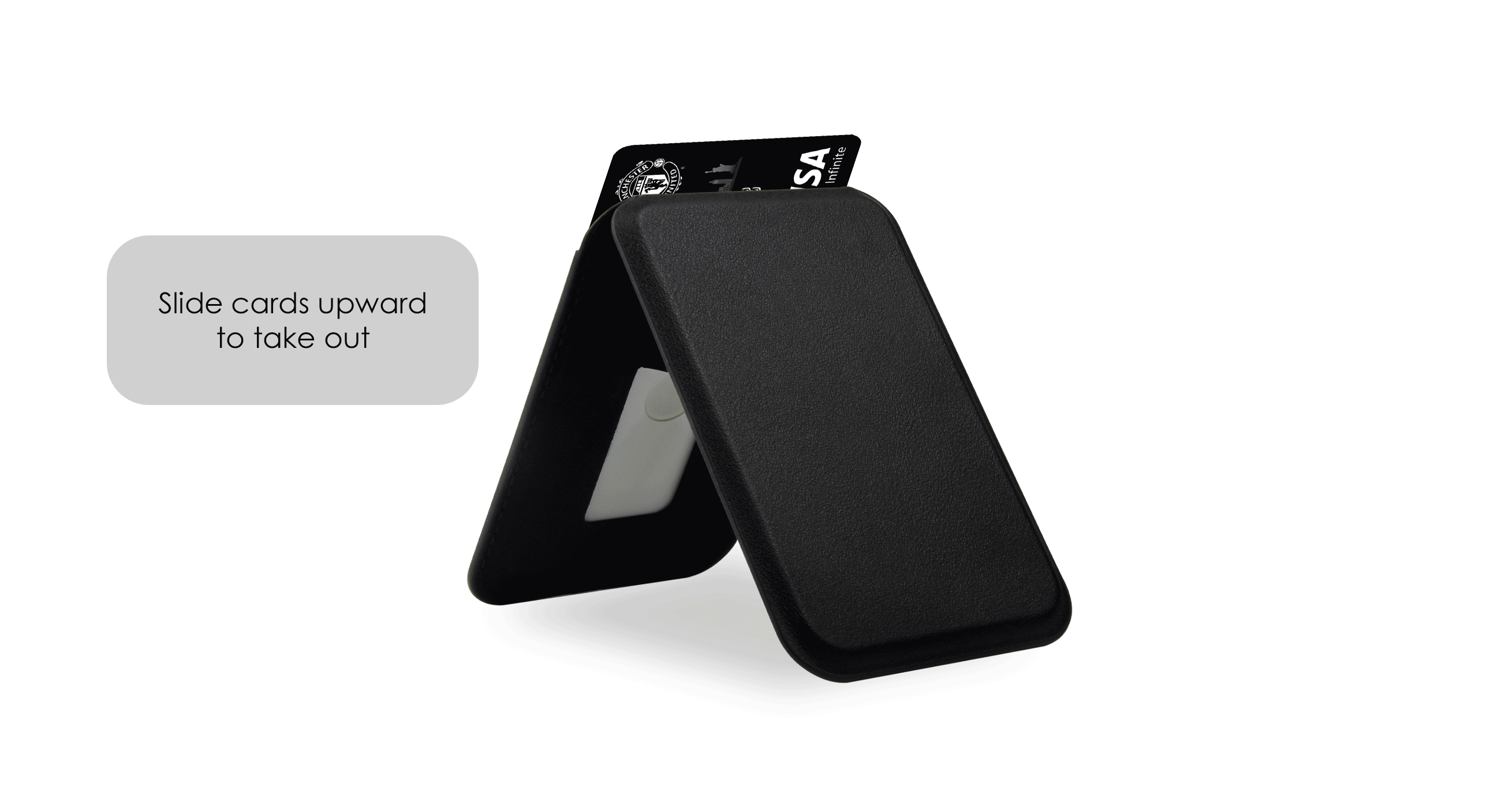 CODA MagSafe Card Holder - Black