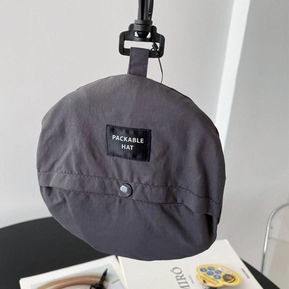 PackMate Foldable Bucket Hat Quick-Dry Waterproof Bucket Hat With String - Blue