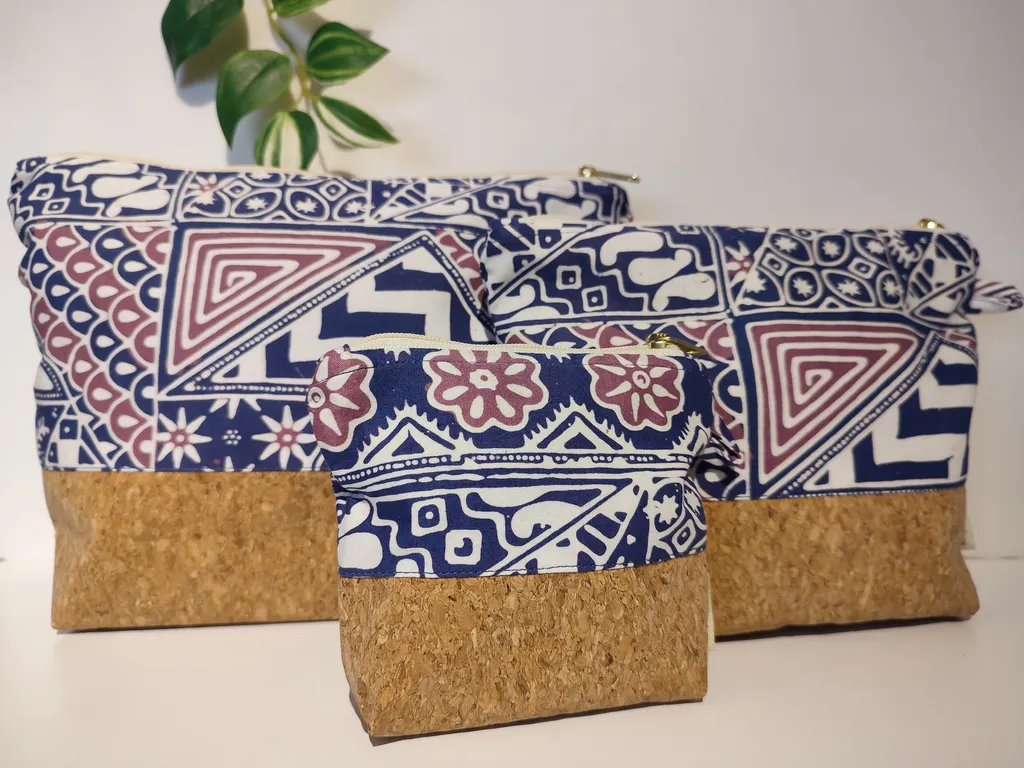 Dignity Batik Cork Pouch - Small - Image 3