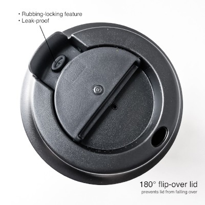 DEVINE Stainless Steel Double Wall Mug (350ml) - Black