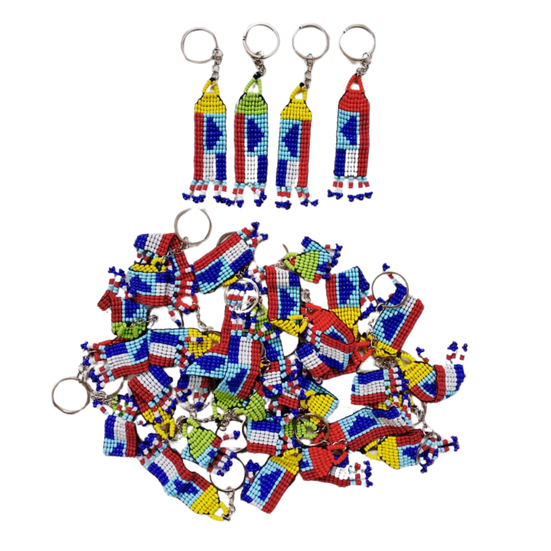 Borneo Handicraft Customizable Flag/Logo Keychain