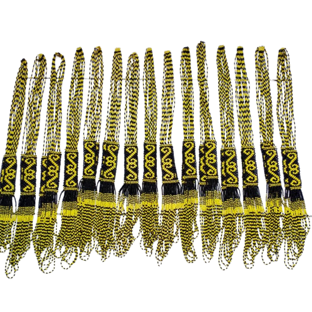 Borneo Handicraft Customizable Rungus Beaded Sash (2-3cm width)
