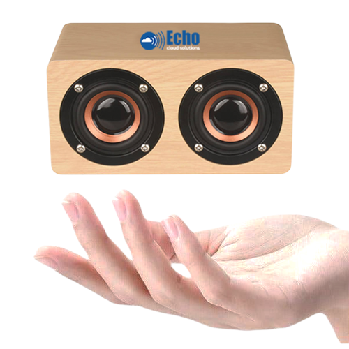 Nelson Wooden Bluetooth Speaker – 800mAh Battery - Light Brown