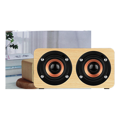 Nelson Wooden Bluetooth Speaker – 800mAh Battery - Light Brown - Image 5