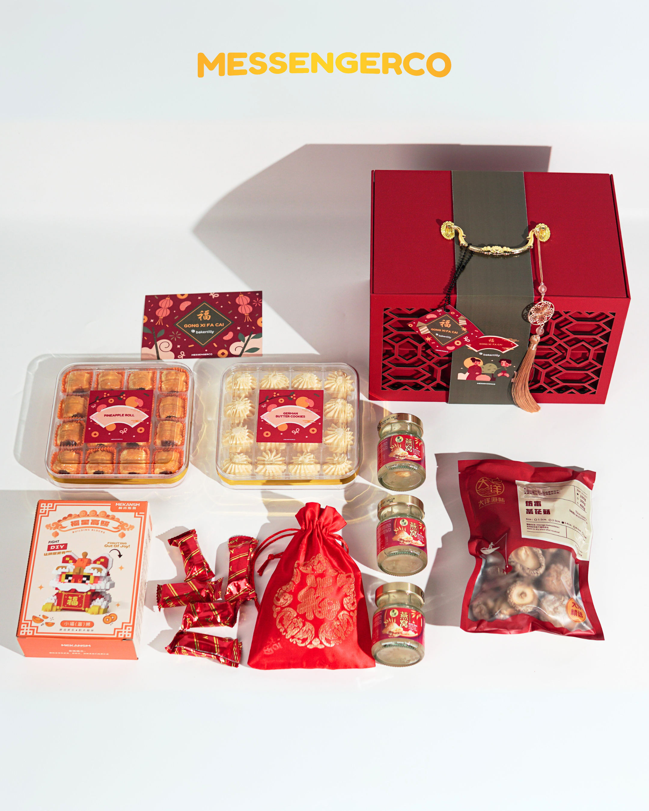 IMPERIAL Custom Gift Set – CNY Premium Cookies & Dried Mushroom