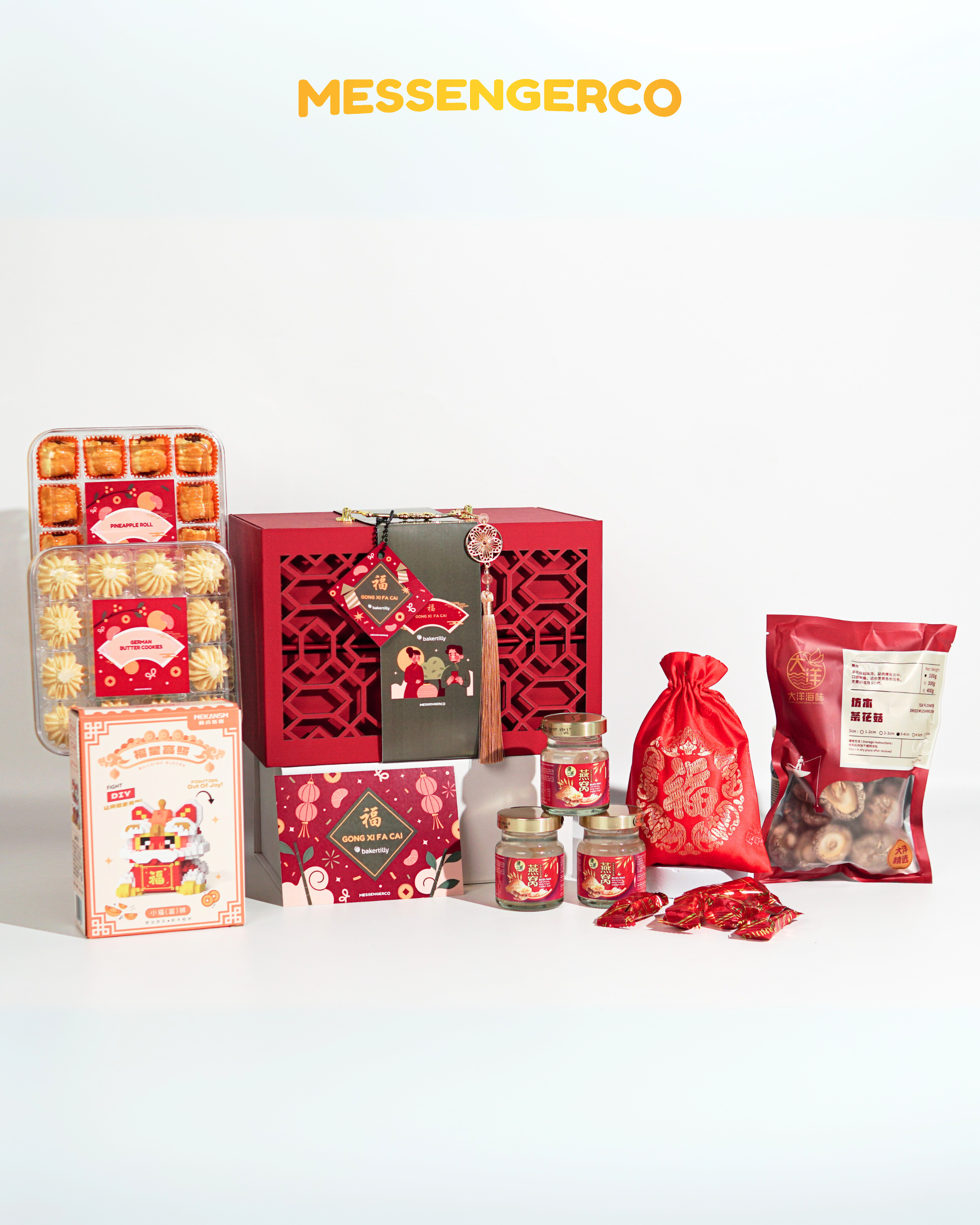IMPERIAL Custom Gift Set – CNY Premium Cookies & Dried Mushroom - Image 3