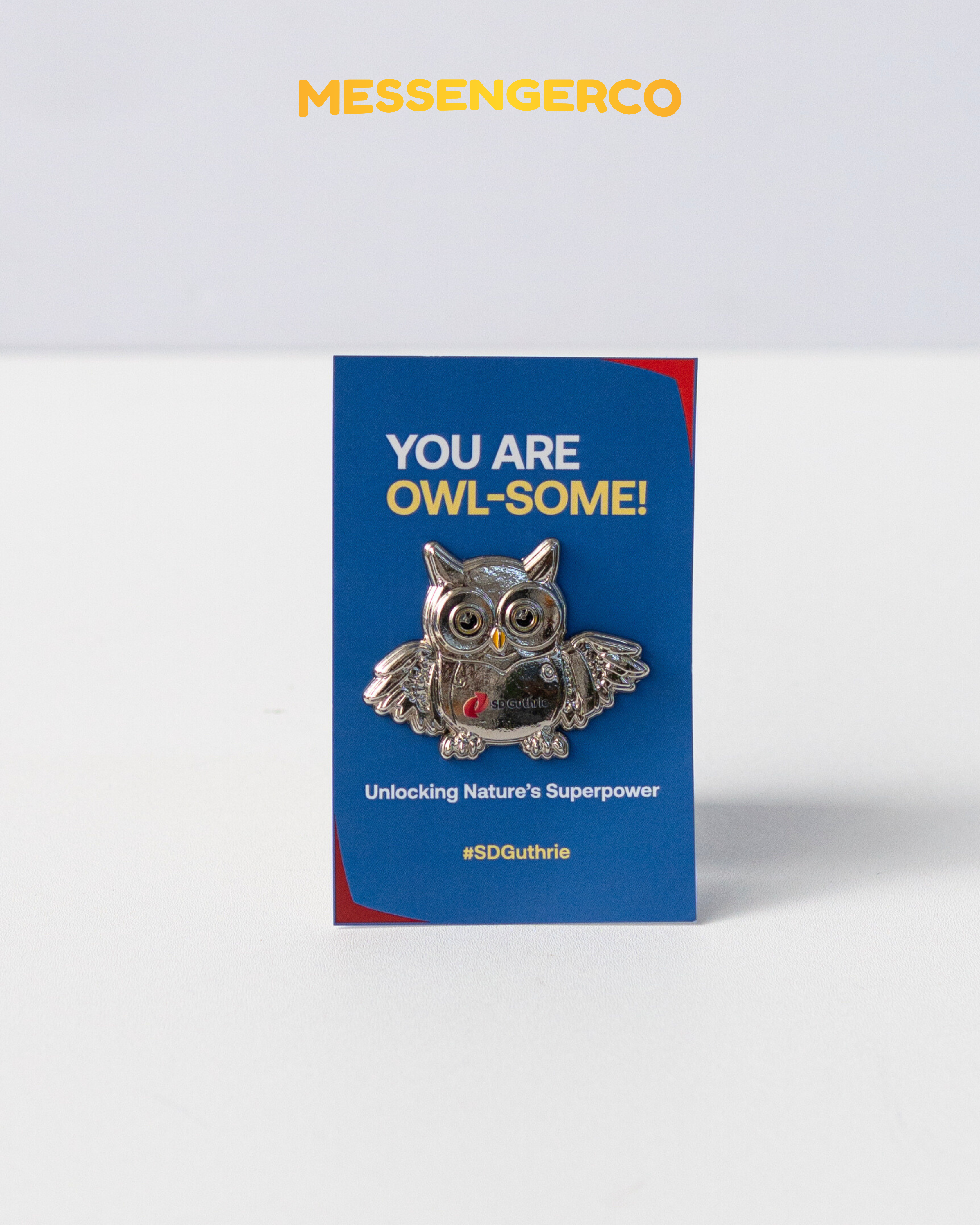 Appreciation Lapel Pin – 3D Nickel Silver Enamel Pin with Back Card - Image 2