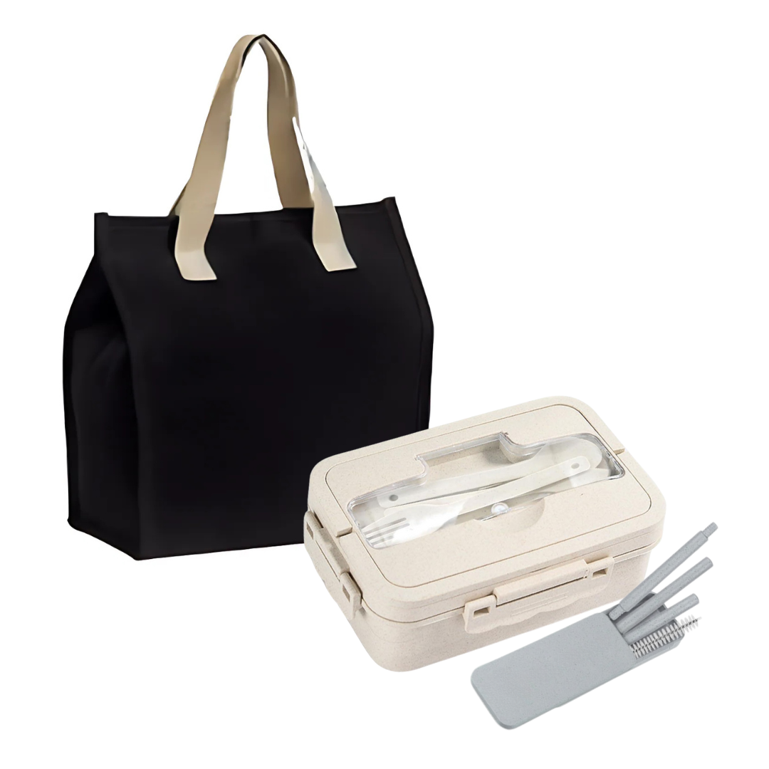 BENTO Custom Gift Set – Lunch Box, Bag & Eco Straw