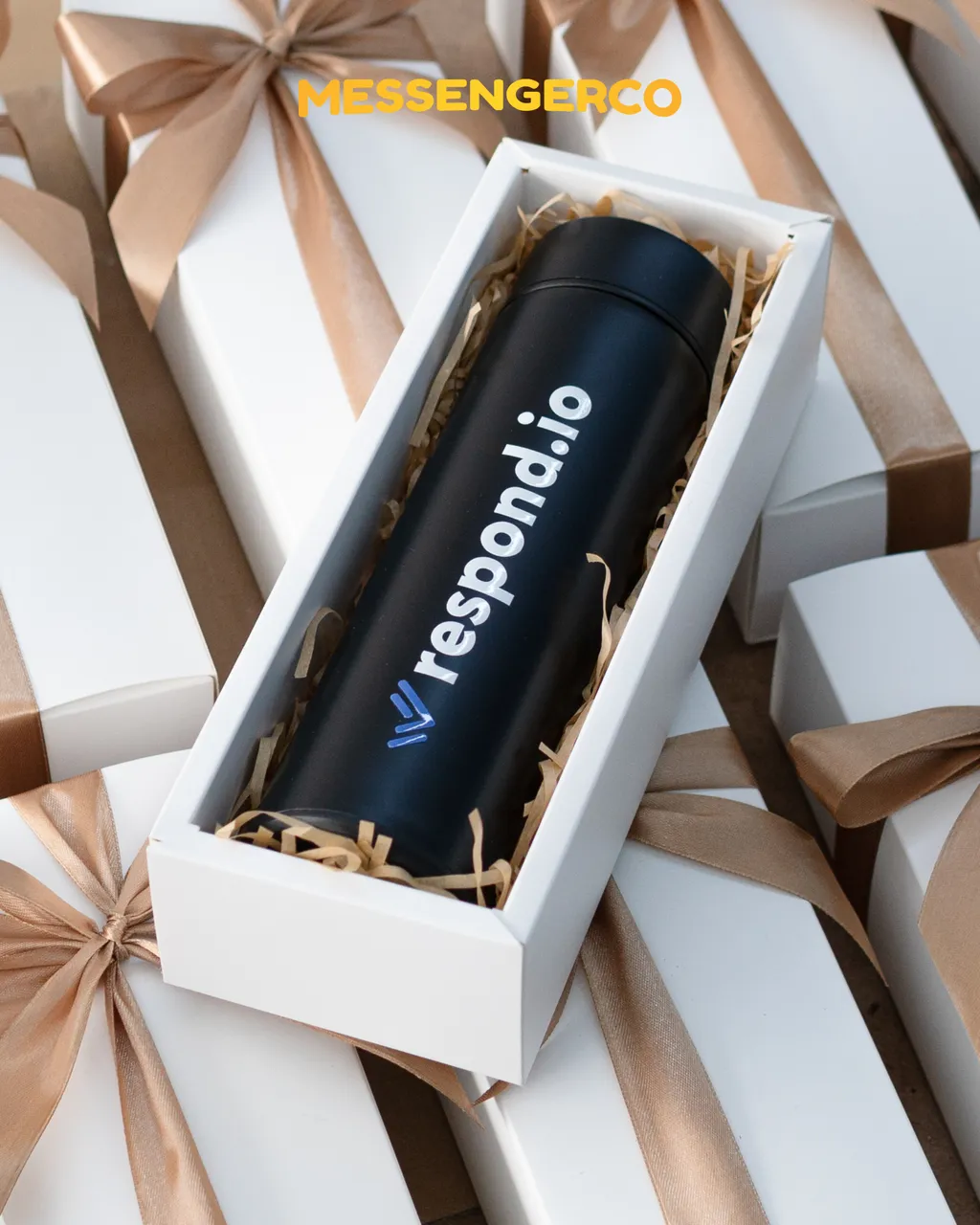 LUMINA Gift Set – LED Thermal Flask in Sliding Box