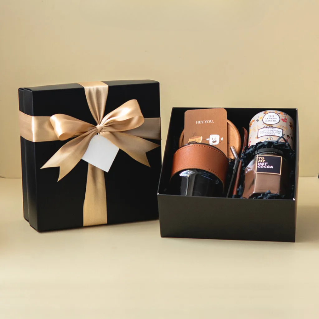 Warm Gift Set – Hot Cocoa, Cookies & Engraved Coaster - Image 4