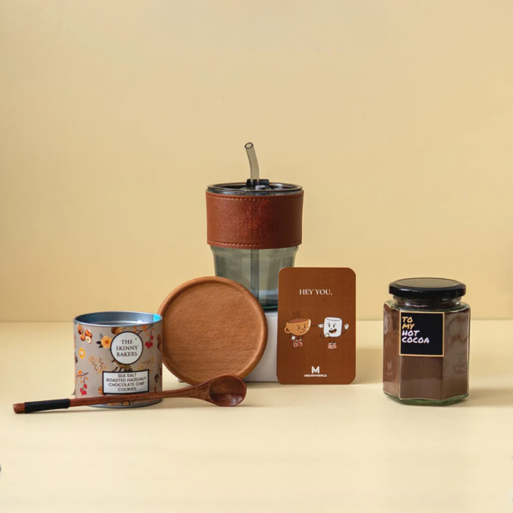 Warm Gift Set – Hot Cocoa, Cookies & Engraved Coaster - Image 5