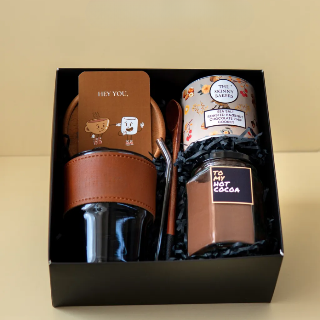 Warm Gift Set – Hot Cocoa, Cookies & Engraved Coaster - Image 6